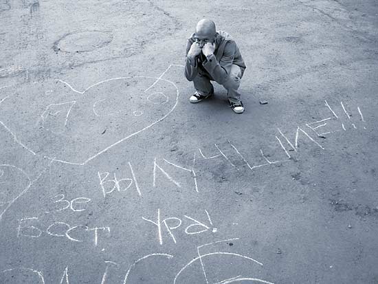 Street drawings after DEREVO performances