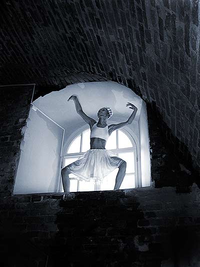 Elena Iarovaia in der Peter und Paul Festung