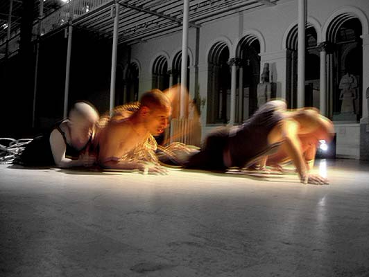 The Druid Clock. Rehearsal in the National Museum of Scotland. Photo - Tatjana Jakovskaya