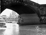 A man under the bridge. Photo - Elena Iarovaia