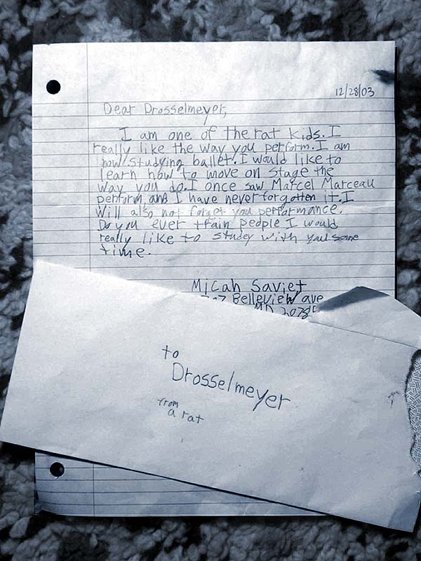 Letter to Drosselmeyer from a rat...